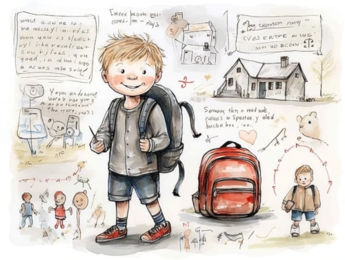 Zdjęcie ucznia w szkole